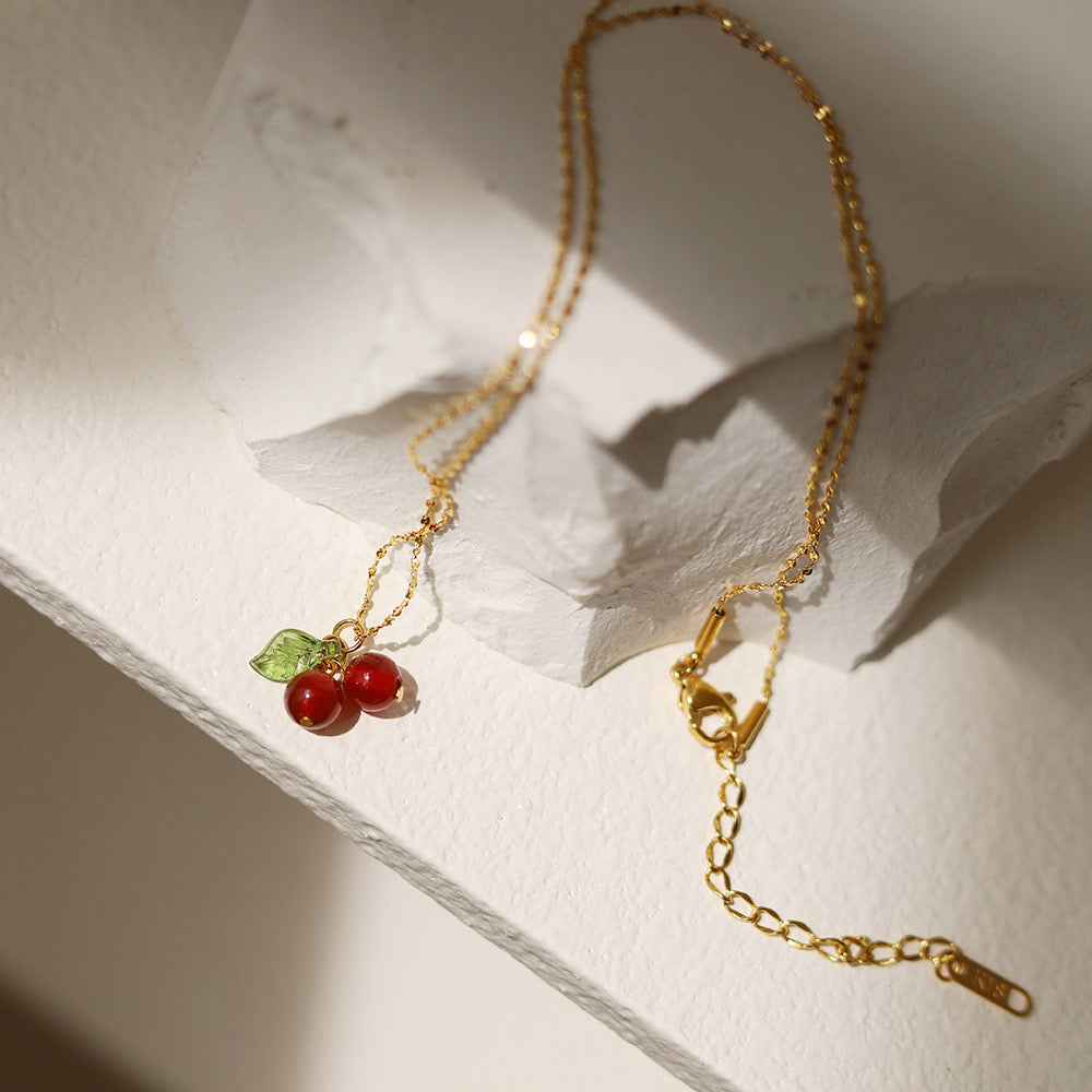 Cherry Pendant Necklace