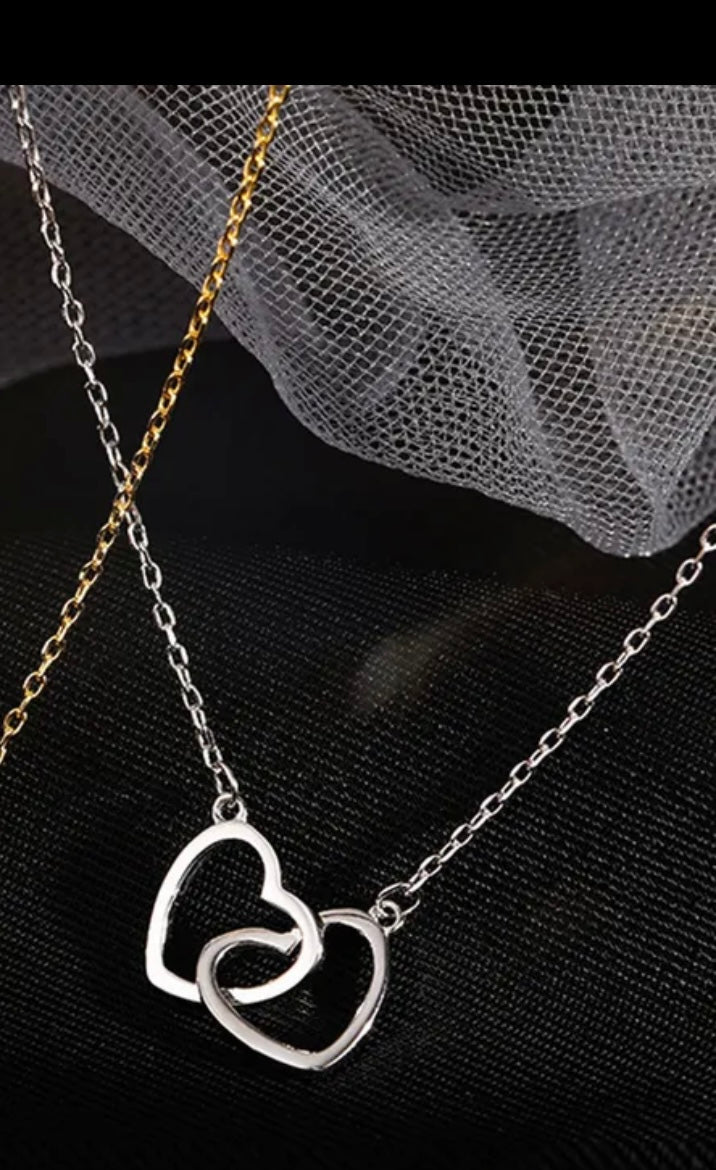 INN Heart Necklace – Silver (18k Gold Plated)